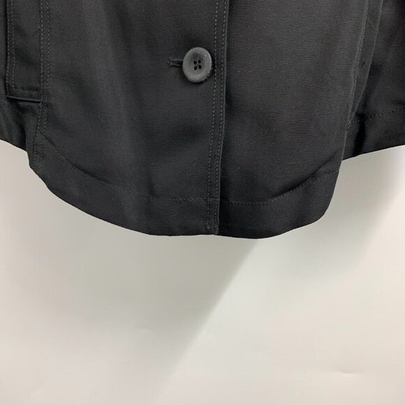 Bebe Women's Short Trench Button Up Flowy Coat Size X NWT - Picture 6 of 14